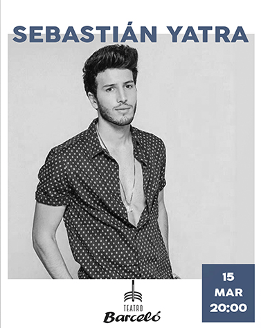 Sebastián Yatra actuará en Madrid el 15 y 19 de marzo 1