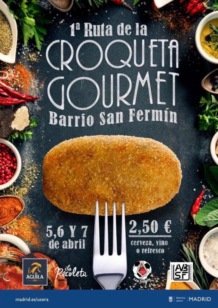 Croquetas Gourmet este fin de semana en el barrio de San Fermín 1