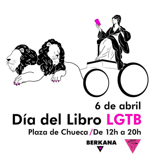 Cartel de la II Feria del Día del Libro LGTB