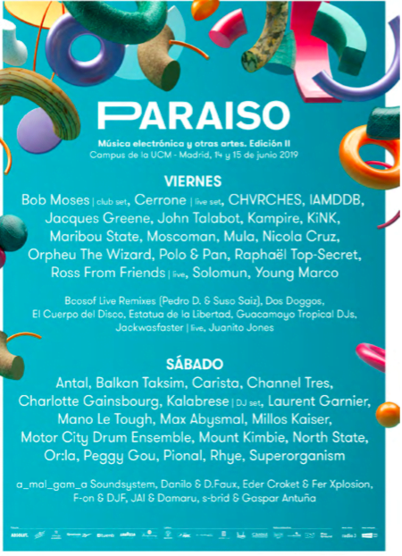 Cartel de Paraíso 2019