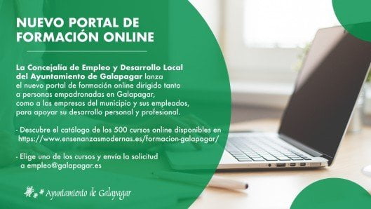 Galapagar lanza más de 500 cursos online gratuitos para vecinos y empresas del municipio 2