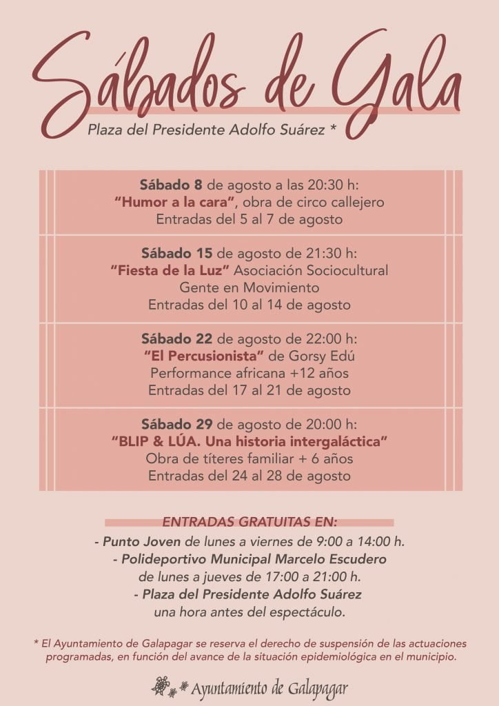 Tardes sabatinas de Gala en Galapagar 1