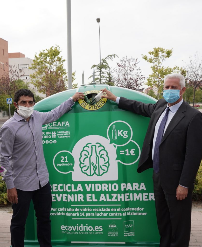 Alcobendas y Sanse apoyan la campaña solidaria de Ecovidrio en su lucha contra el Alzheimer 2