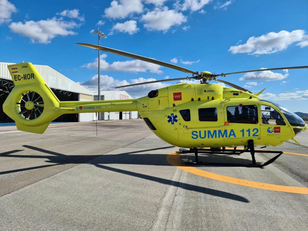 La Comunidad renueva los dos helicópteros del SUMMA 112 6