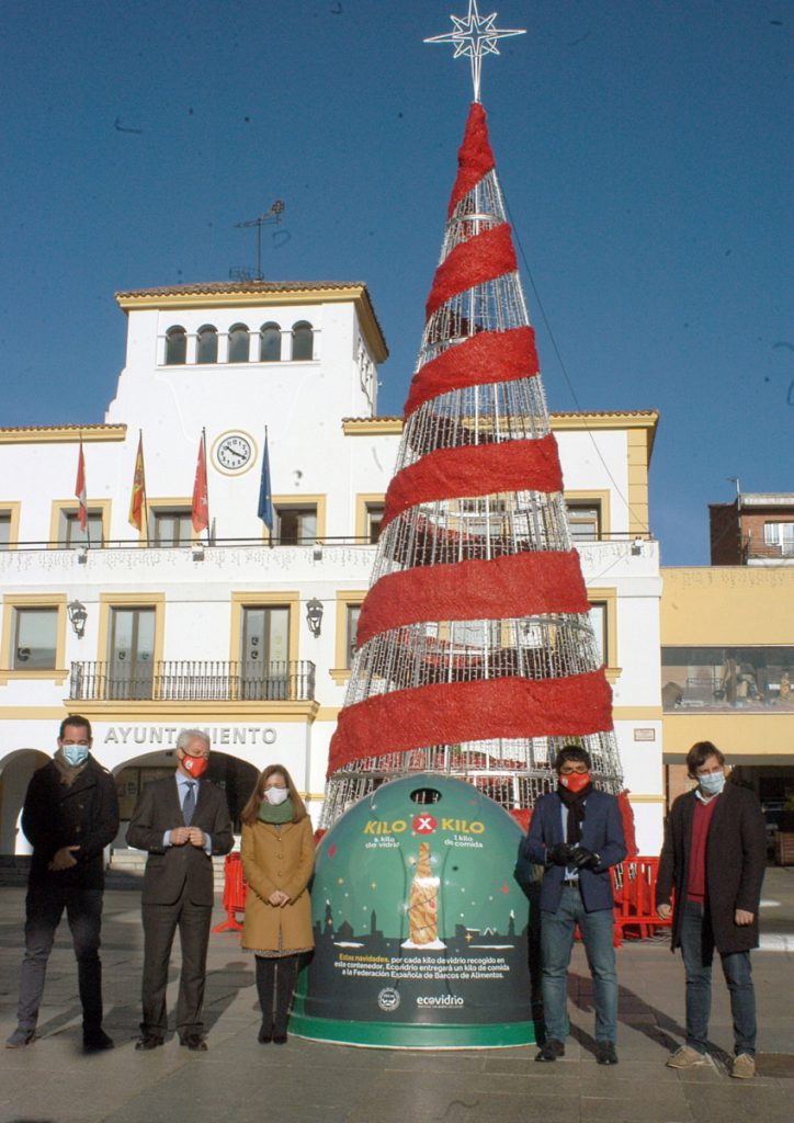 1 kg de vidrio por 1 Kg de alimentos en Alcobendas y Sanse 1