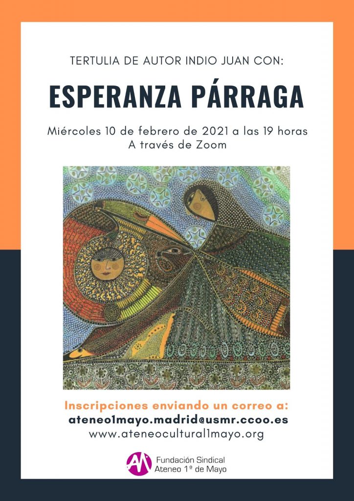 Esperanza Párraga participa en la Tertulia de Autor Indio Juan 2