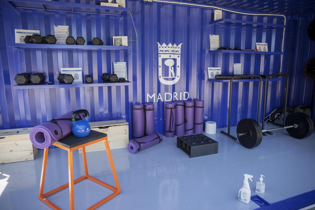 Cubo Gym Madrid: el gimnasio portátil de los parques madrileños 3