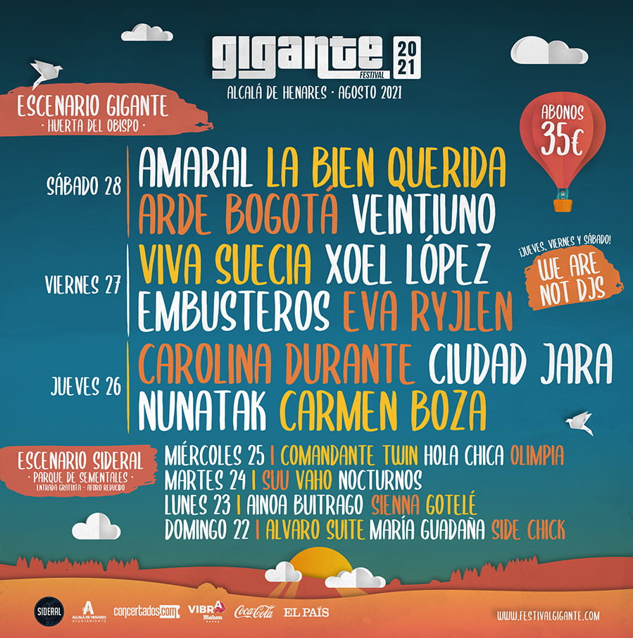 El Festival Gigante de Alcalá se celebrará del 22 al 28 de agosto 1