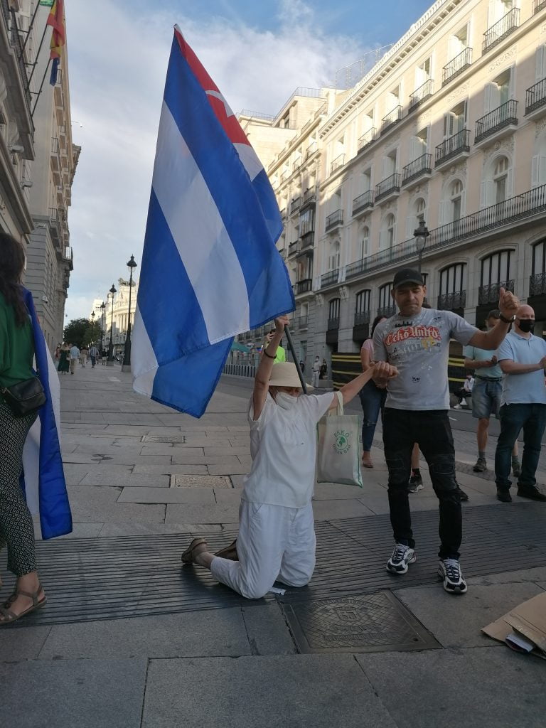 Así han sido las protestas en Madrid contra el Gobierno cubano 2