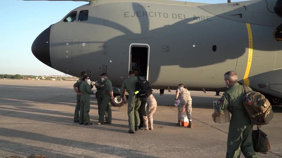 Evacuados afganos llegan a la base de Torrejón: Campamentos y protocolo Covid-19 3