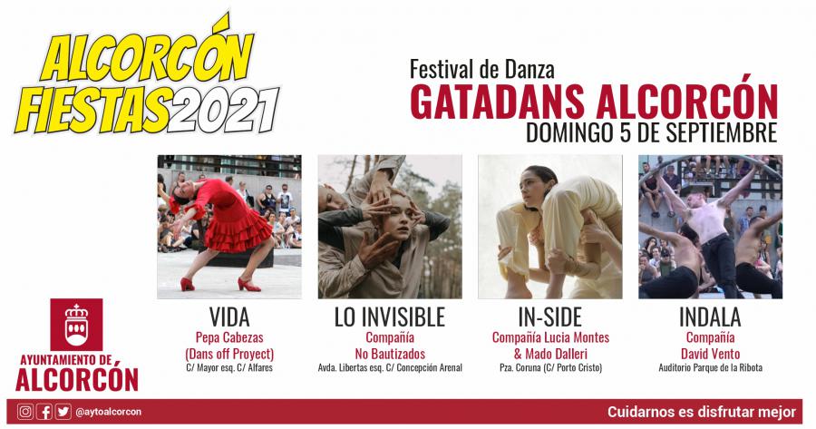 El festival de danza GATADANS llega a Alcorcón el 5 de septiembre 1