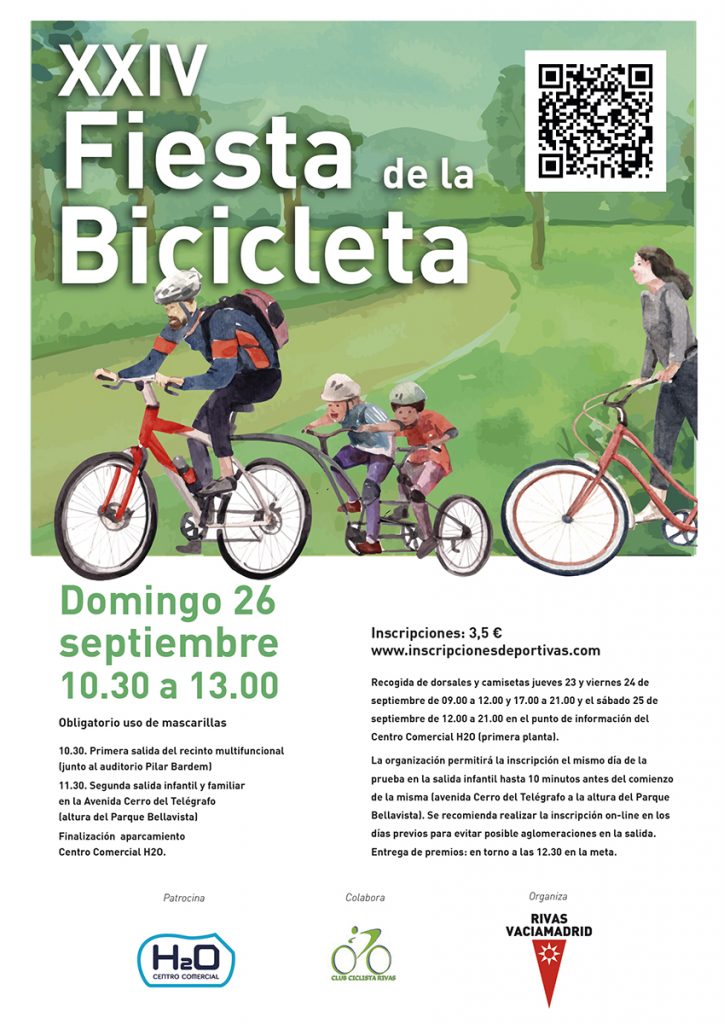 El Día de la Bicicleta vuelve a Rivas con 800 ciclistas 1