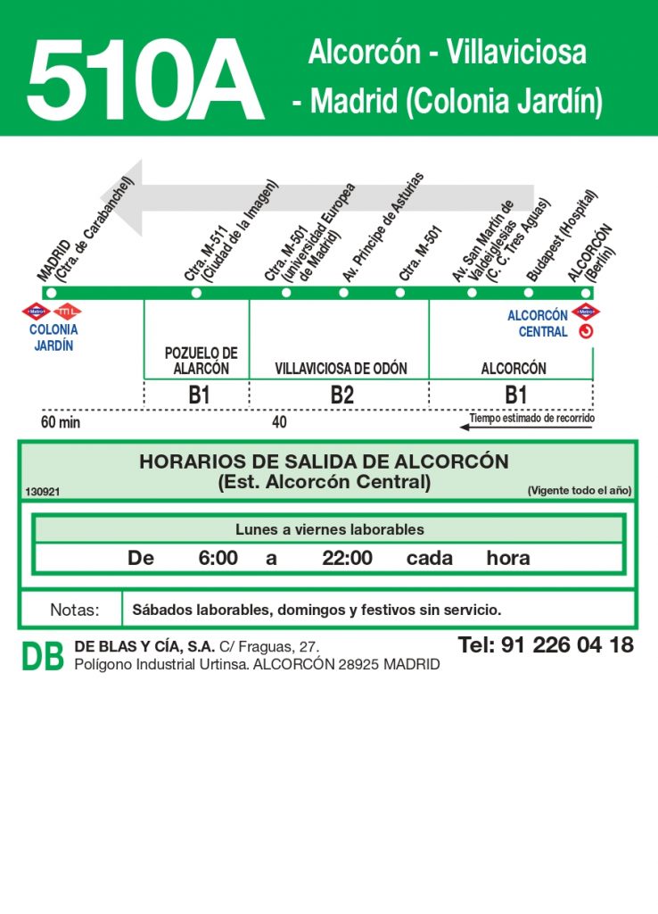 Villaviciosa de Odón inaugura su conexión con Colonia Jardín a través de su línea de autobuses 3