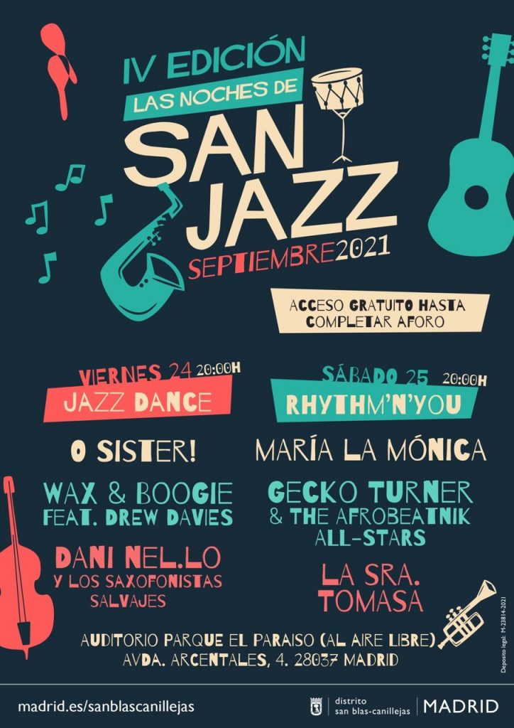 Noches de San Jazz en Madrid el 24 y 25 de septiembre 8