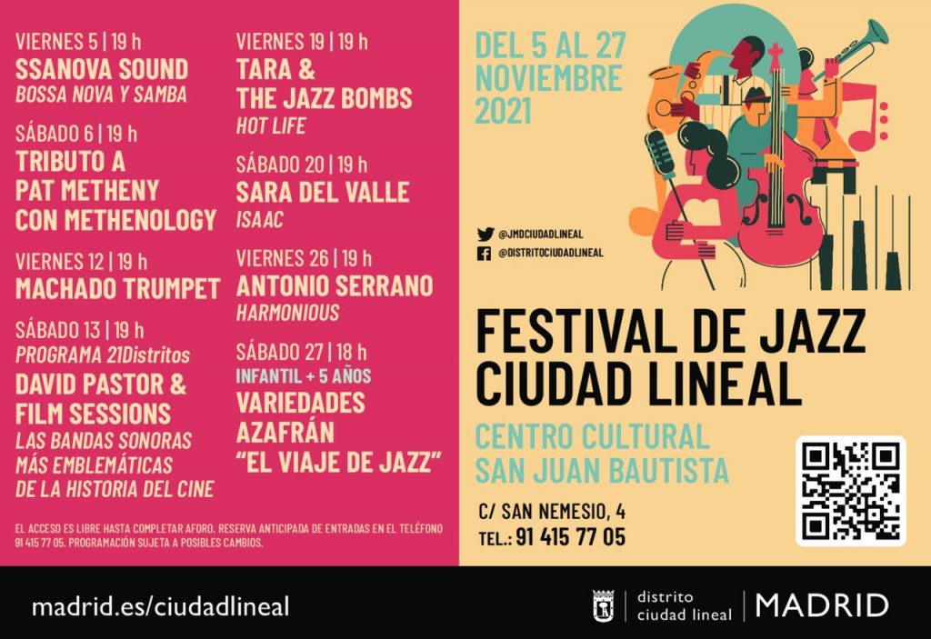 El Festival de Jazz regresa a Ciudad Lineal 1