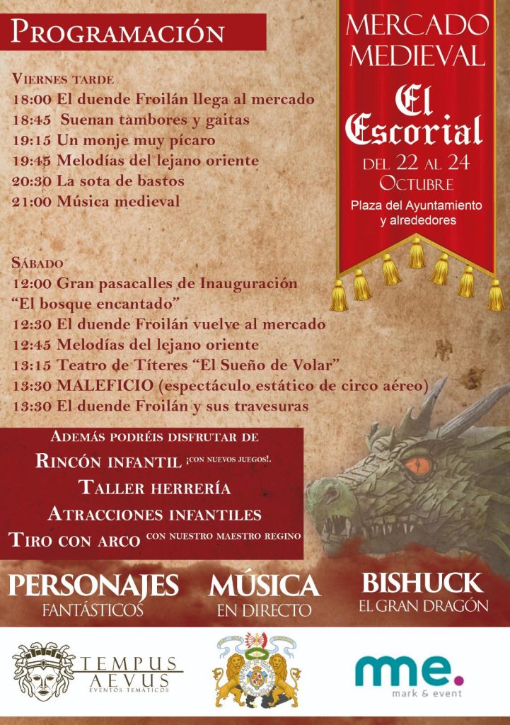 El Escorial celebra una nueva edición del Mercado Medieval 2
