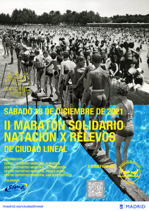 Ciudad Lineal celebra la Maratón Solidaria de Natación 2