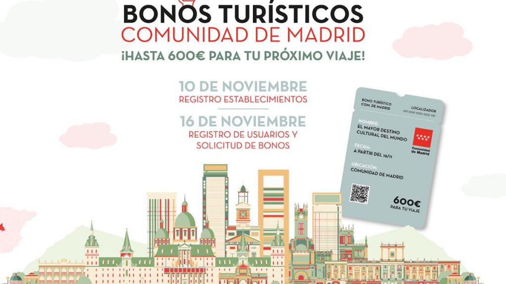 Bonos turísticos de Madrid: importes, requisitos y cómo solicitar las ayudas 1