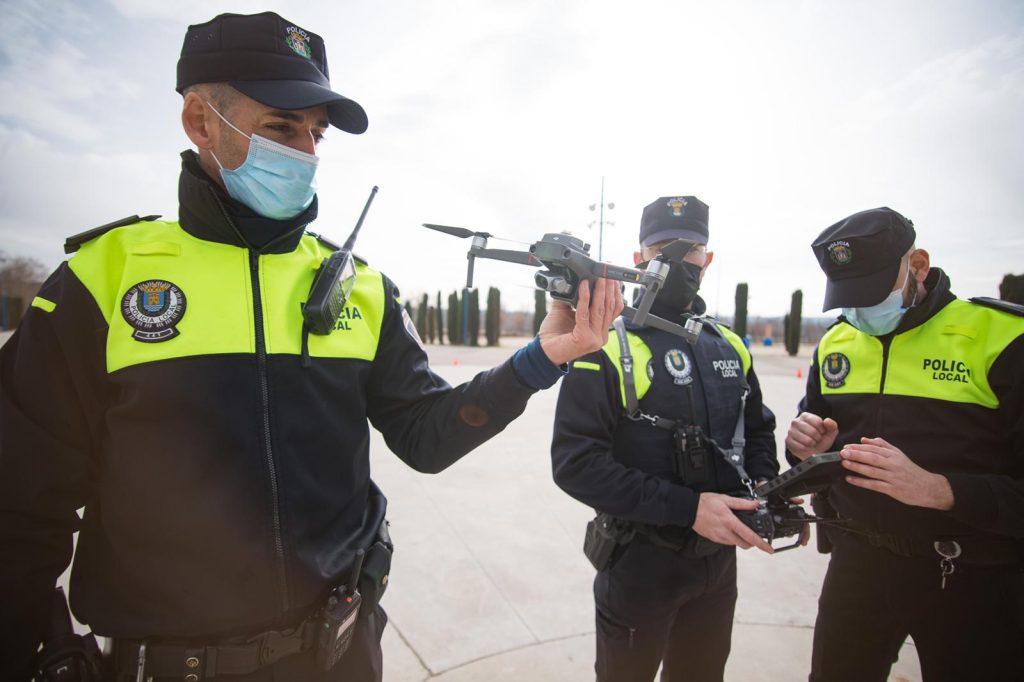 ‘Halcón’, ‘Milano’ y ‘Vencejo’: los tres nuevos drones de la Policía Local de Alcalá de Henares 2