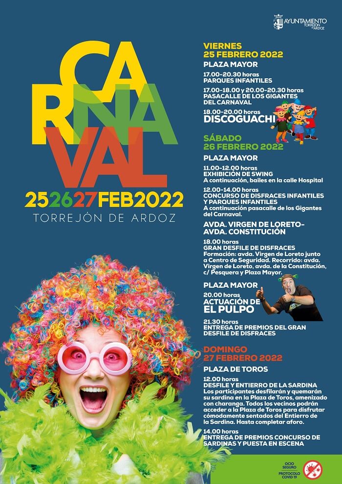 Programación de Carnaval en Torrejón: Gran desfile, concursos y Discoguachi 7
