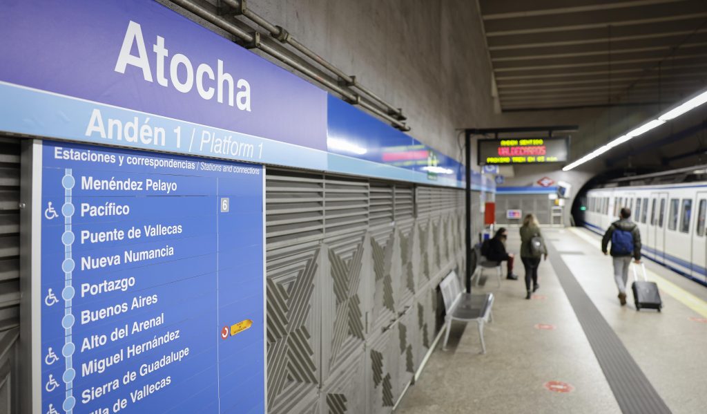 La estación de metro Atocha Renfe toma el nombre definitivo de Atocha 12