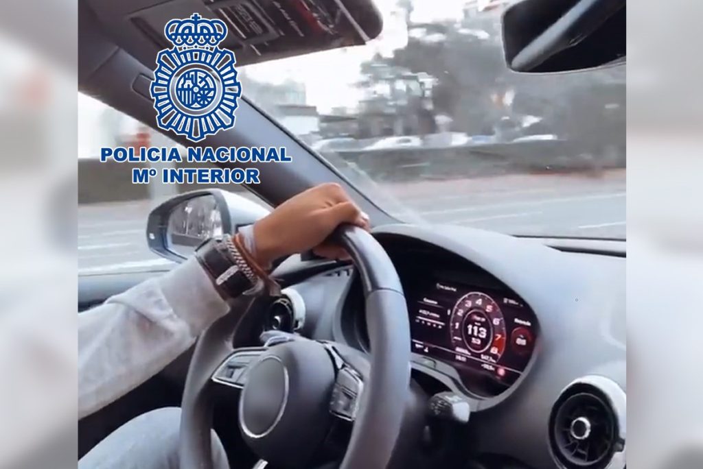 Detenido el joven que publicó un vídeo conduciendo a 113 km/h por el Paseo de la Castellana 5