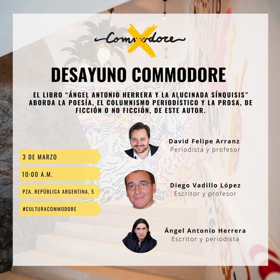 Cultura Commodore presenta el primer ensayo sobre la obra de Ángel Antonio Herrera 1