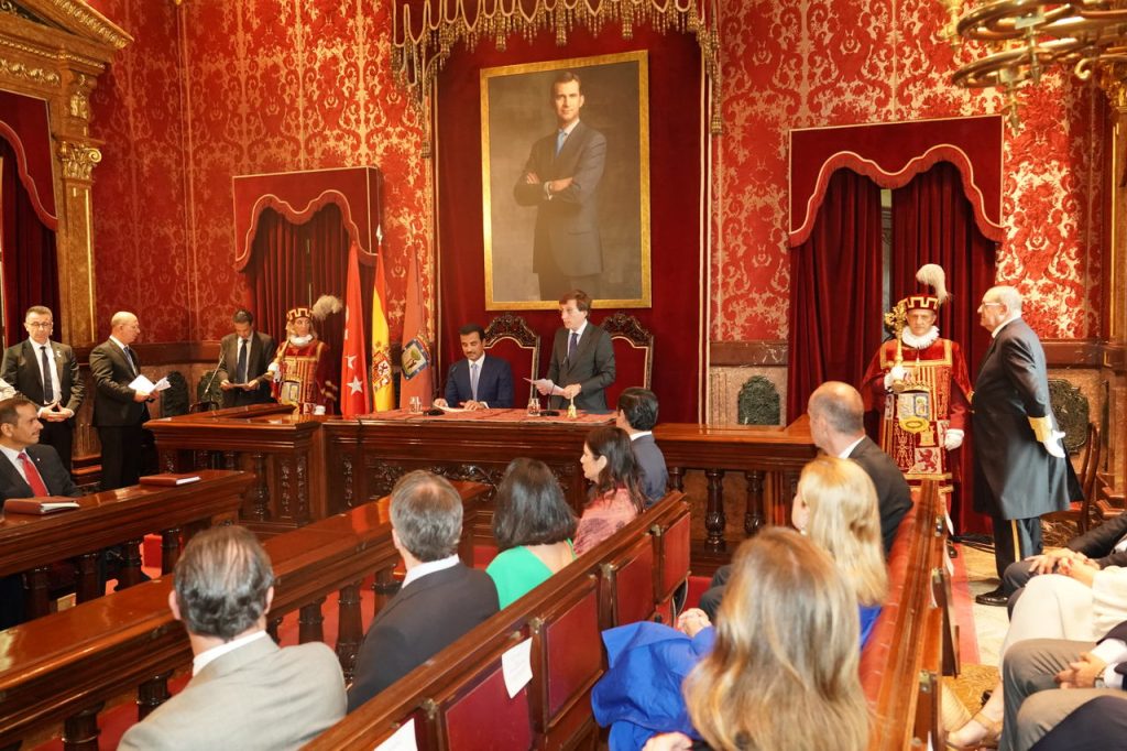 La visita del Emir de Catar en Madrid: Llave de Oro de la ciudad y recepción Real 10