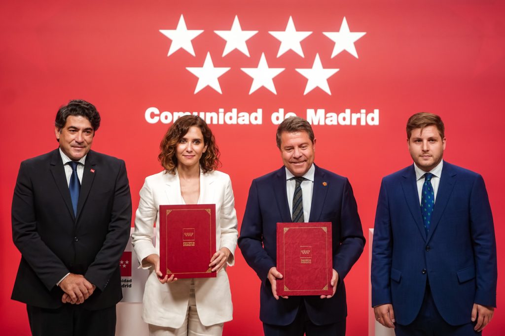 Las Comunidades de Madrid y Castilla-La Mancha renuevan el convenio del abono transporte 7