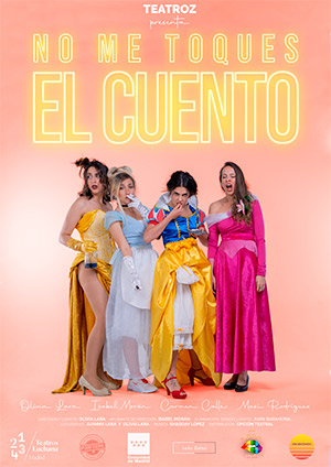 Princesas Disney en portada del Teatro Luchana