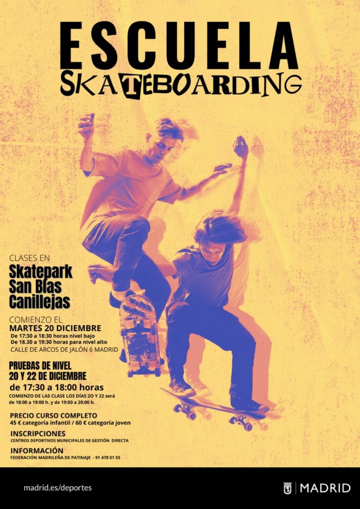 San Blas-Canillejas estrena Escuela Municipal de Skateboarding 2