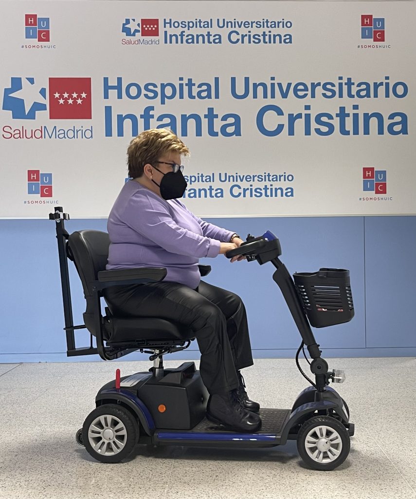 Movilidad eléctrica para desplazarse por el Hospital Infanta Cristina de Parla 2