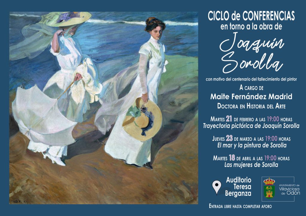 Joaquín Sorolla, protagonista de un ciclo de conferencias en Villaviciosa de Odón 1