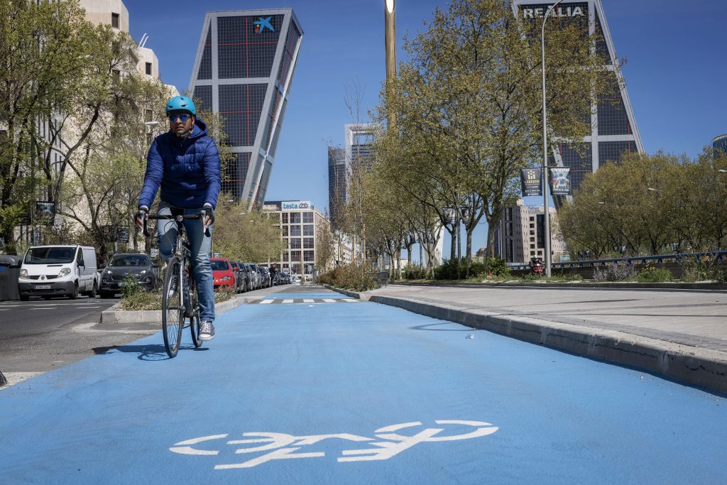 La Castellana ya cuenta con 4,4 nuevos kilómetros de carril bici 1