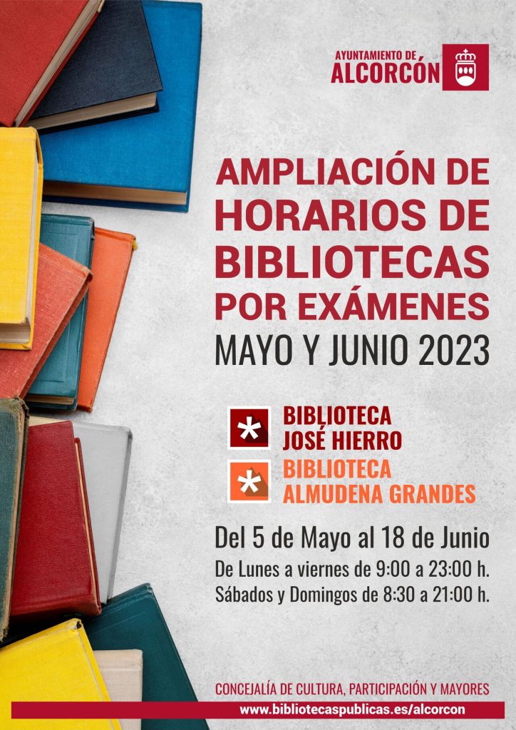 Dos bibliotecas de Alcorcón amplían horarios durante los exámenes 1