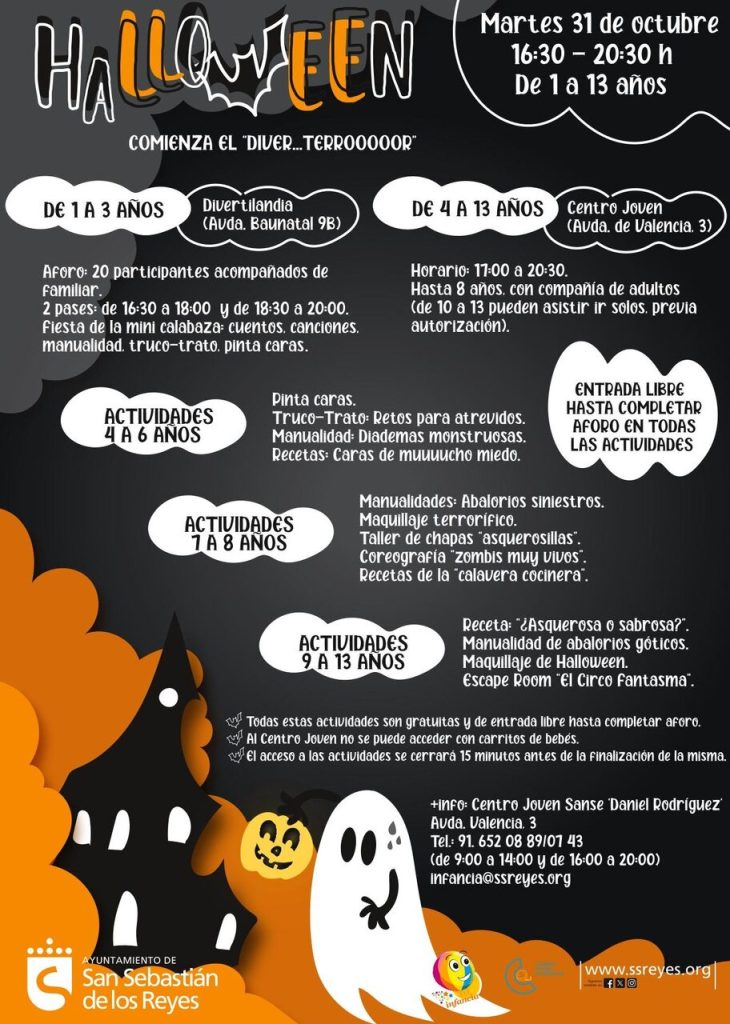 Halloween en Sanse: actividades gratuitas para la infancia y la juventud 1