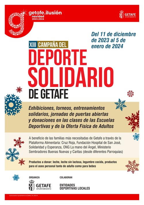 XIII Campaña del Deporte Solidario de Getafe, una iniciativa por el bienestar comunitario 1