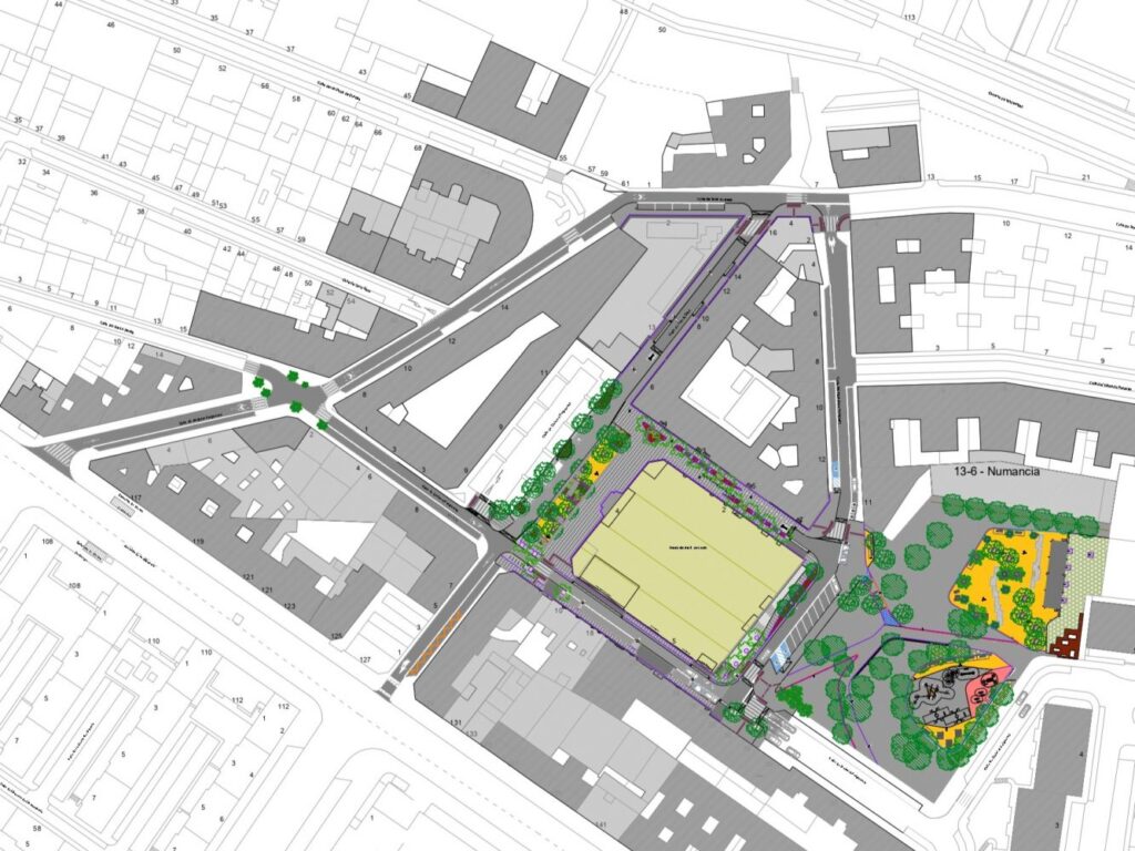 Aprobada la remodelación del entorno del Mercado de Numancia 14