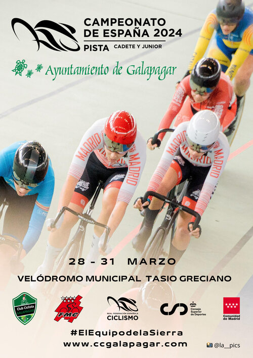 El Campeonato de España de Ciclismo en Pista se celebra del 28 al 31 de marzo en Galapagar 4