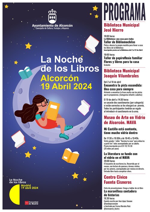 Alcorcón celebra la noche de los libros
