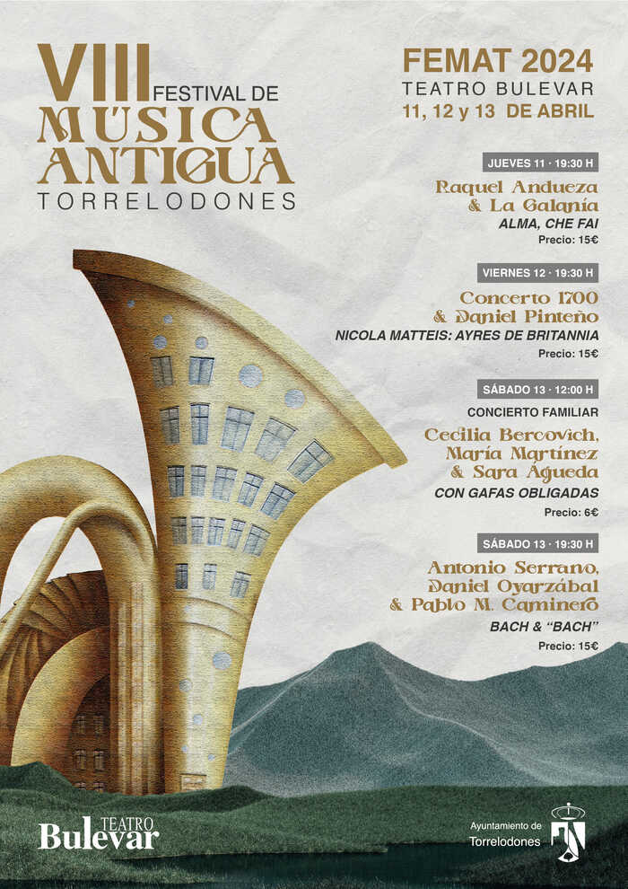 El Teatro Bulevar de Torrelodones acoge el VIII Festival de Música Antigua 5